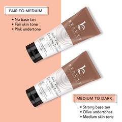 Creamy texture on skin demonstrating hydration and quick absorption.
