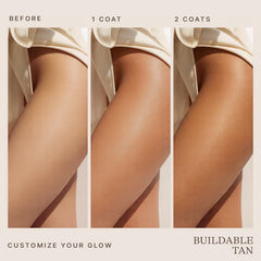 Beauty by Earth mousse swatch on skin emphasizes even tone without orange tint
