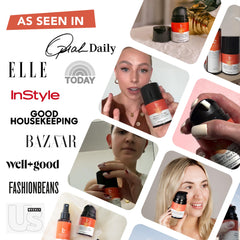 Beauty by Earth Vitamin C cream brightening effect.