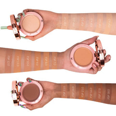 Beauty Creations Flawless StayPowder packaging front highlighting portable on-the-go touch-ups