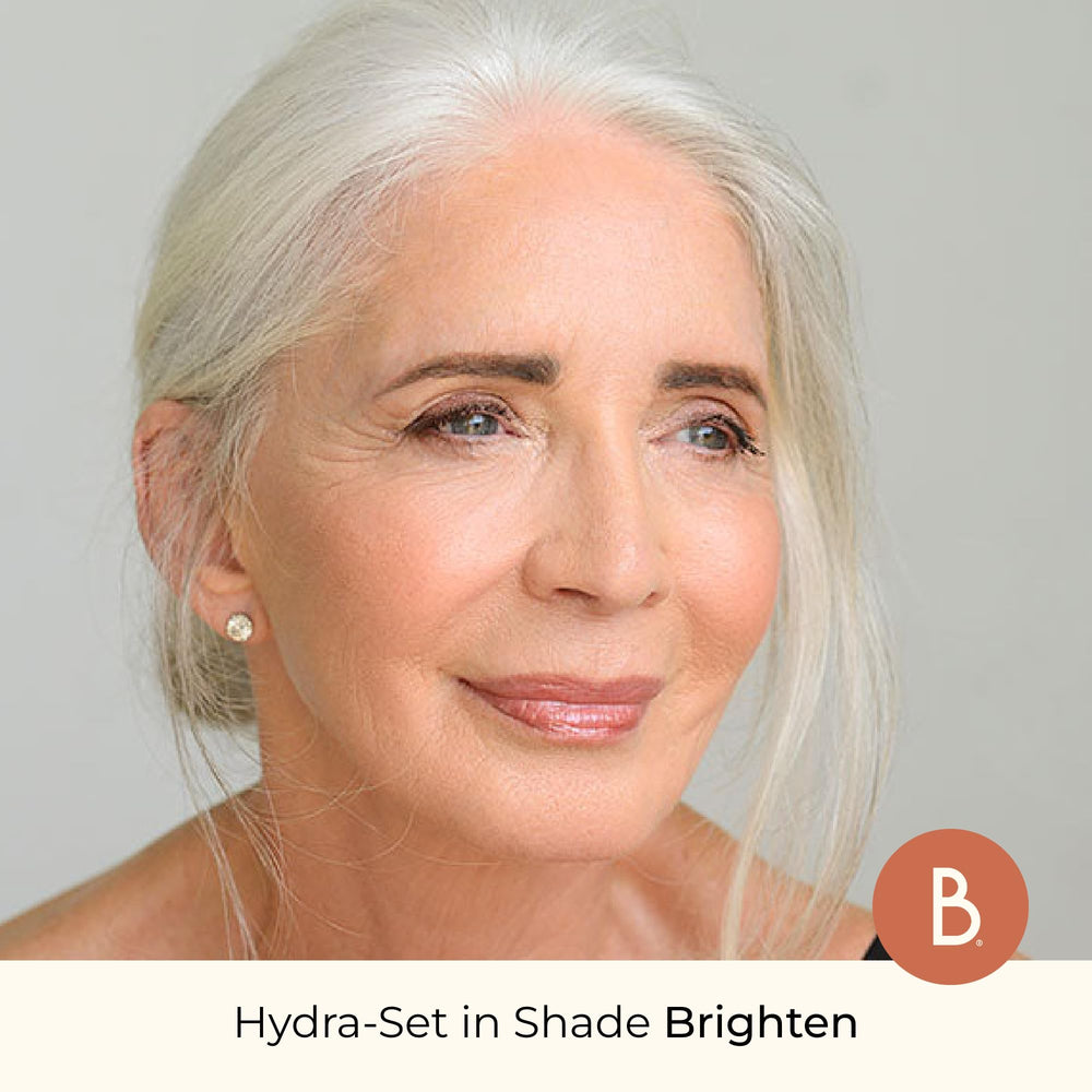 Cooling, talc-free Hydra-Set formula provides refreshing hydration during use