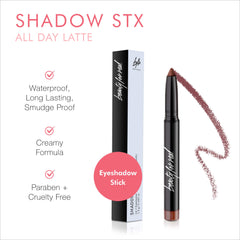 Shadow Stx cream-to-powder swatch highlighting smooth texture and color payoff