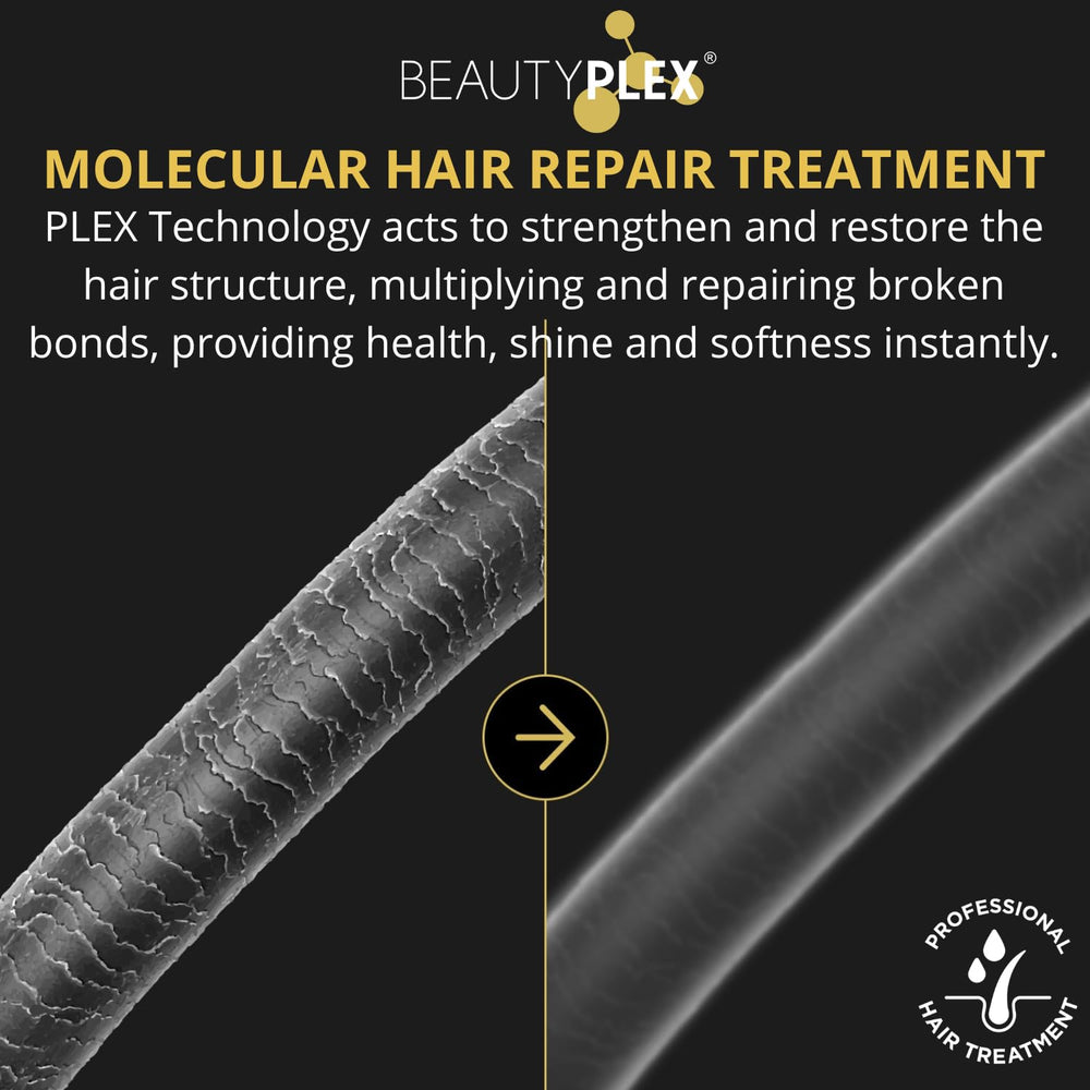 Beauty Plex No. 4 vegan sulfate-free label highlights color-safe care
