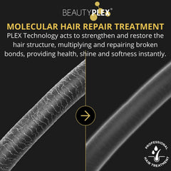 Beauty Plex No. 4 vegan sulfate-free label highlights color-safe care