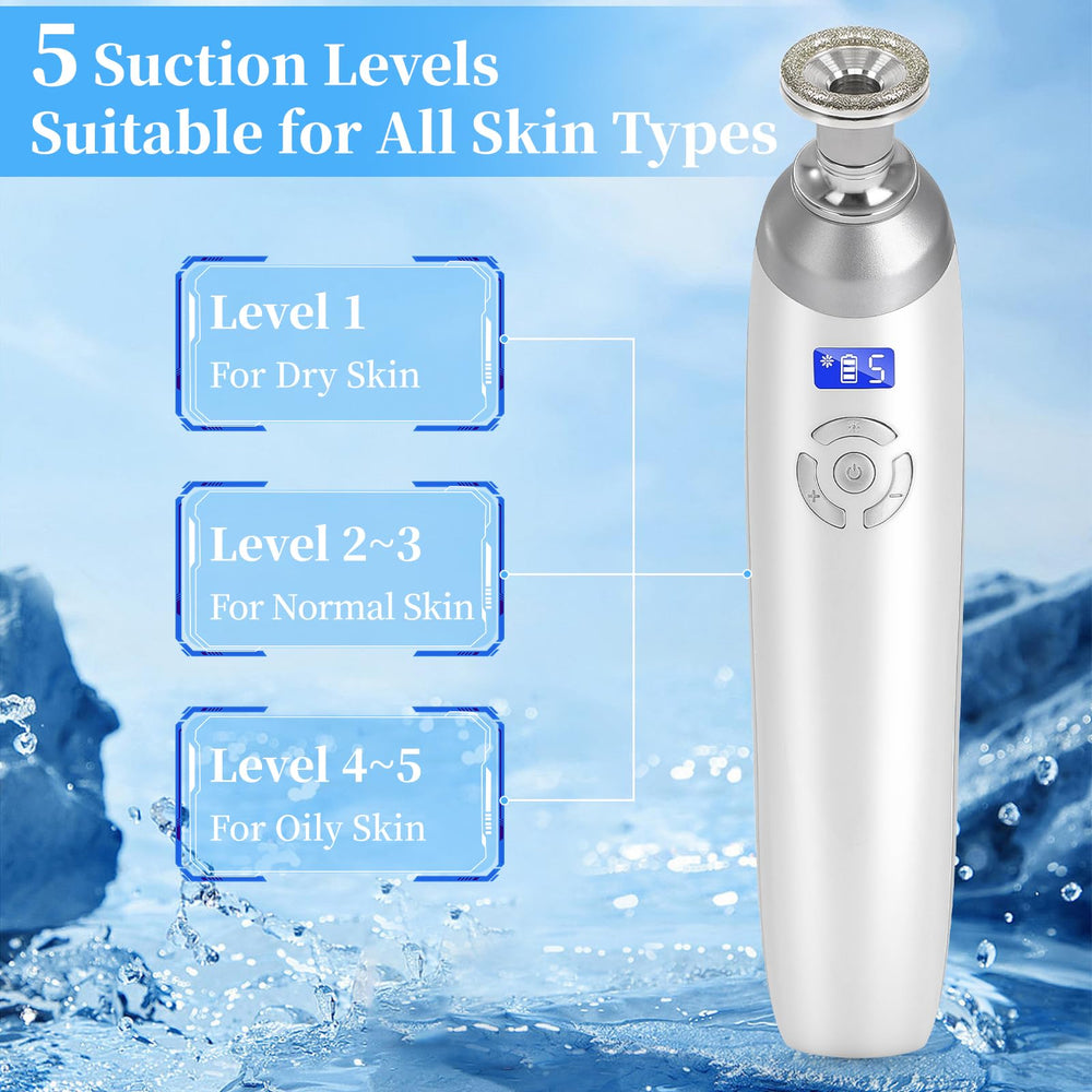 Beauty Star vacuum with five levels offers customizable suction depth.