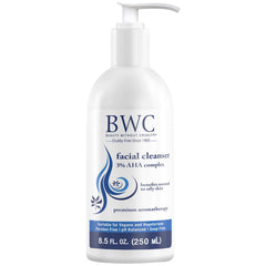 Beauty Without Cruelty AHA Facial Cleanser packaging showcases eco-friendly design for daily exfoliation