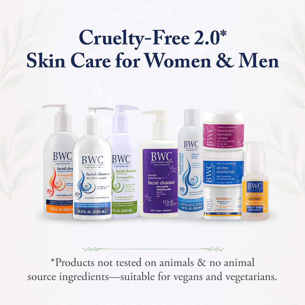 Beauty Without Cruelty aromatherapy blend with lavender and ylang-ylang signals calming scent