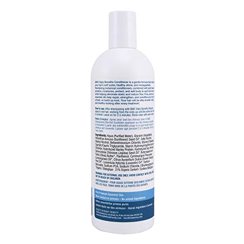 Beauty Without Cruelty conditioner pump distributing plant-based conditioning for smooth tresses