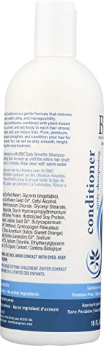 Creamy conditioner texture ready to rinse for a light, residue-free finish