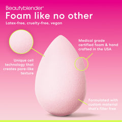 Beautyblender Bubblegum sponge easy cleaning after use