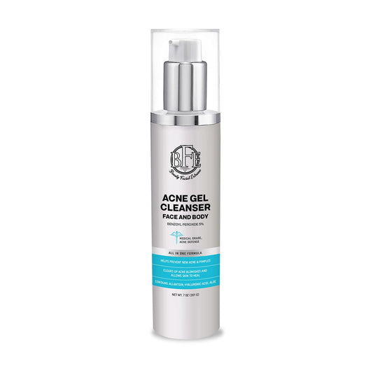 Beauty Facial Extreme acne-wash-bottle shows on-the-go cleansing for clearer skin.