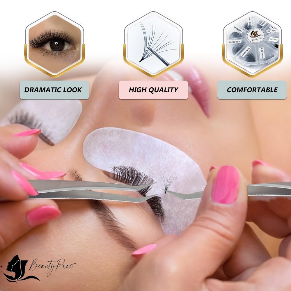 BeautyPros soft base 9-16mm kit ensures comfortable wear and lightweight fullness.