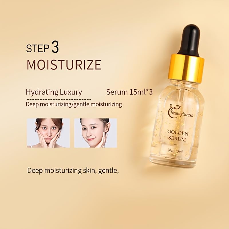BEAUTYTURESS snail mucin daily care routine set on vanity