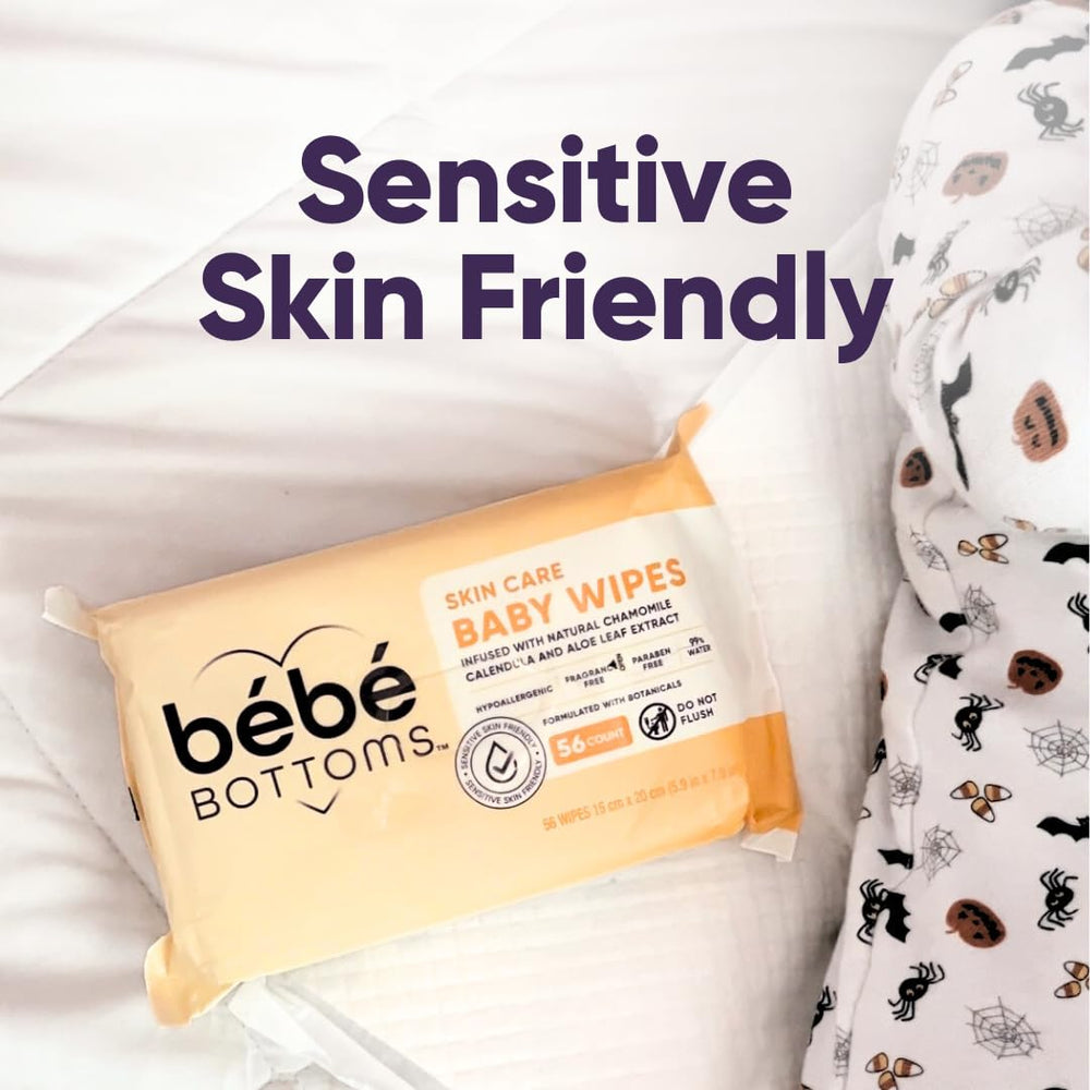BEBE BOTTOMS four-pack multipack for family wipe needs on trips.