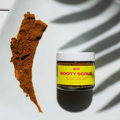 Becky walnut scrub packaging jar conveys premium feel and quality ingredients