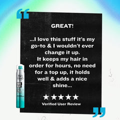 Bed Head Hard Head hairspray demonstrates professional-grade performance for daily use.