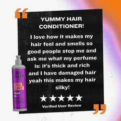 Bed Head Serial Blonde Conditioner application-demo demonstrates easy routine use.