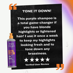 Bed Head Serial Blonde after use reveals soft, manageable blonde hair