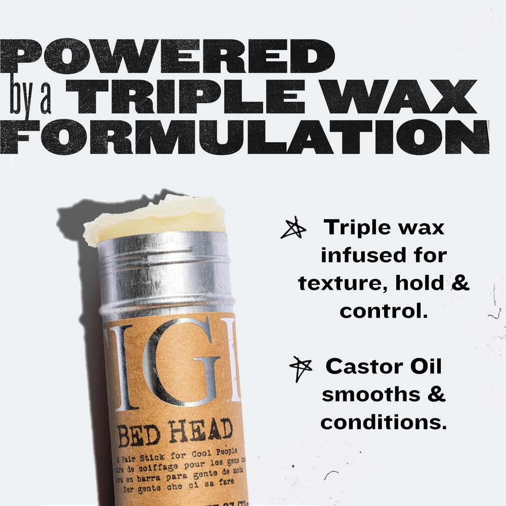 Bed Head TIGI Hair Stick creates texture and separation for edgy styles.