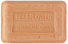 Bee & Flower sandalwood soap natural packaging display suitable for gifting.