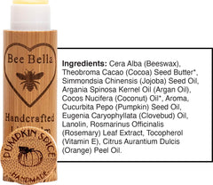 Close-up of Bee Bella packaging, USA-made label visible
