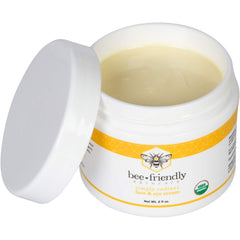 BeeFriendly Organic Face Cream in morning routine setup.