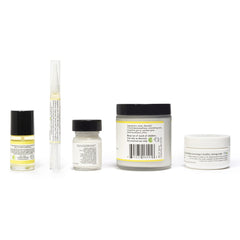 Bee Naturals nail care kit ingredients label focuses on clean, transparent formulas.