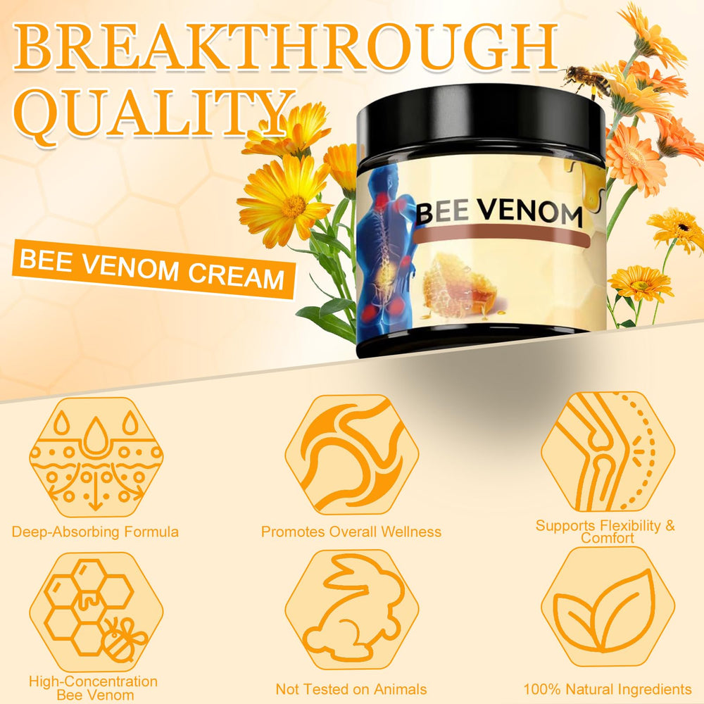 Bee Venom Advanced Joint Gel being applied for targeted comfort.