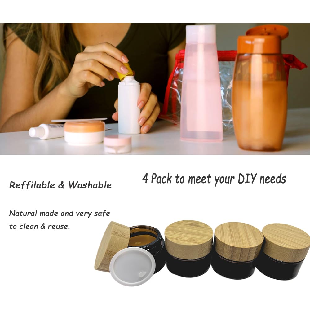 BEECO GIF2U DIY cosmetics storage jars for personal blends and gifts.