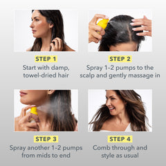 Beekman 1802 Milk Therapy Leave-In bottle, 2 oz, travel-friendly frizz control.