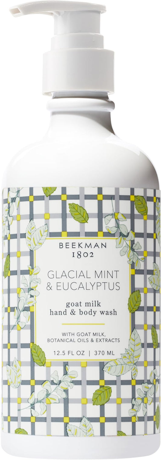 Beekman 1802 Goat Milk Hand Wash with Glacial Mint bottle-pump for refreshing cleansing