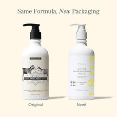 Daily skincare routine featuring Beekman 1802 Goat Milk Lotion