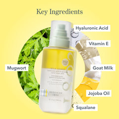 Beekman 1802 Milk Shake with hyaluronic acid and squalane hydration.