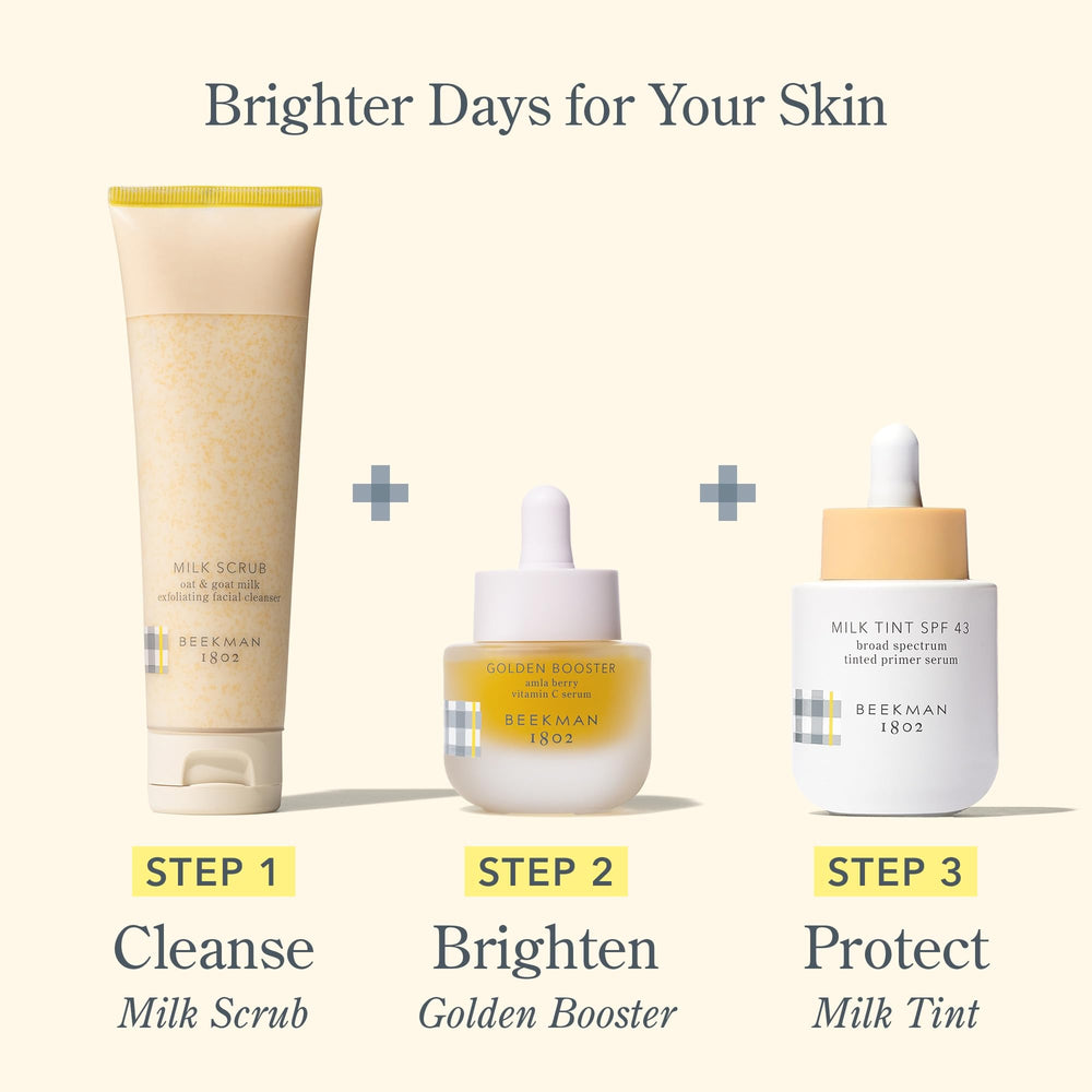 Clean packaging emphasizes toxin-free Beekman 1802 values.