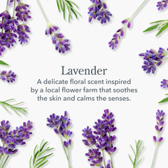 Beekman 1802 Goat Milk Hand Wash Lavender foam dispense shows rich lather and skin friendly formula.