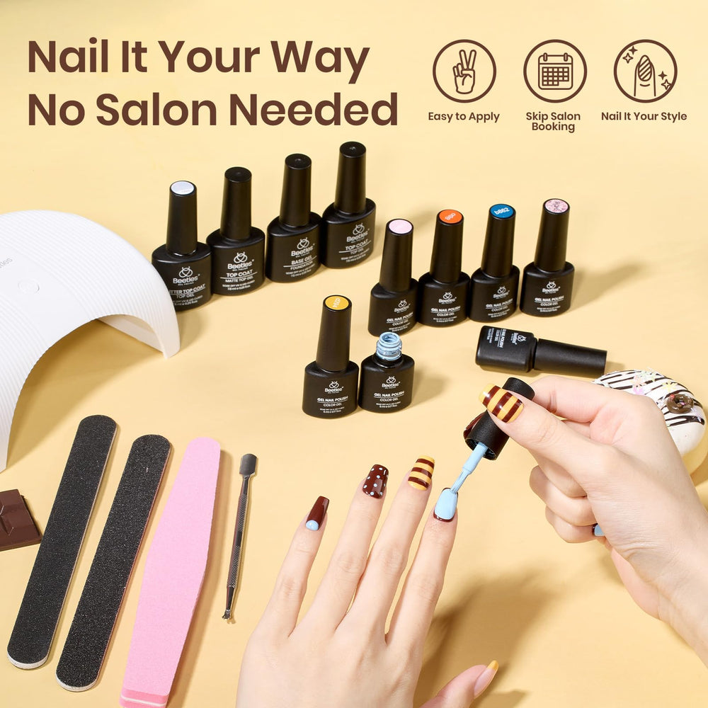 Beetles 17-piece nail tools kit supports professional at-home manicure workflow