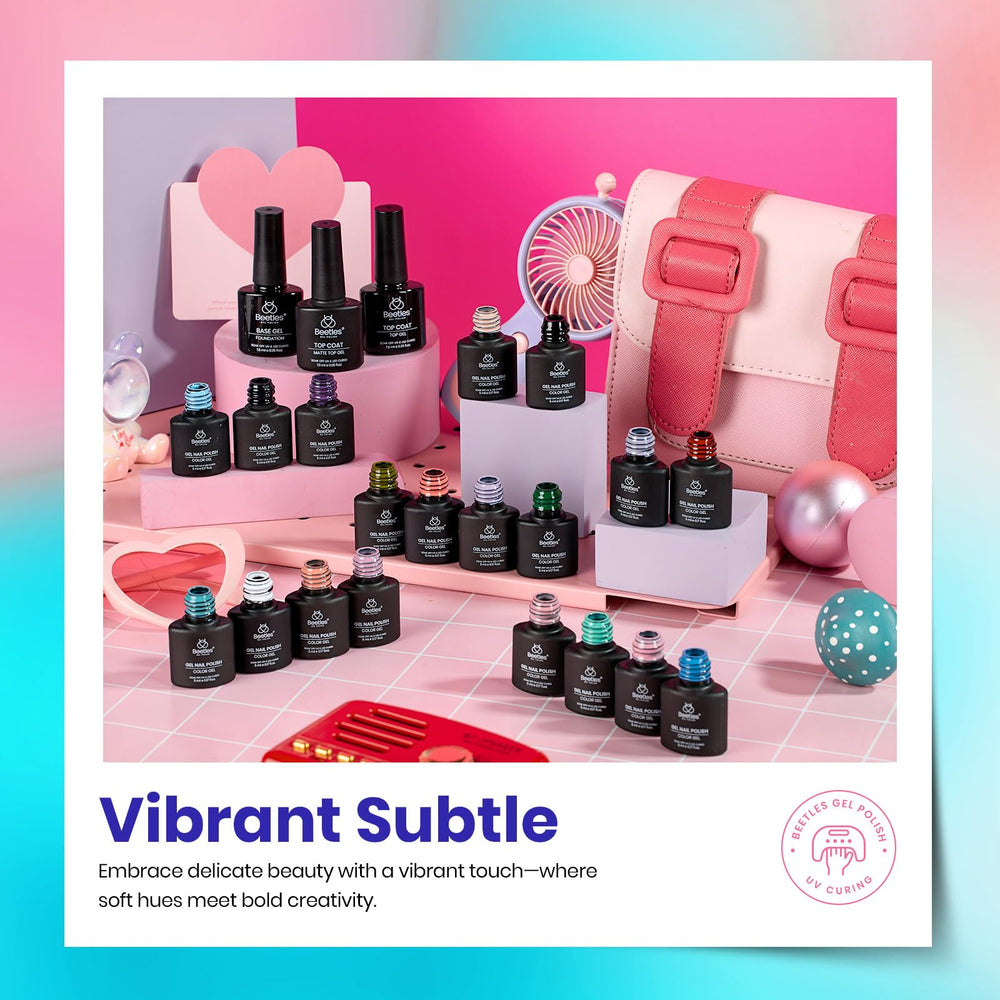 Beetles 20-color collection with spring hues for variety