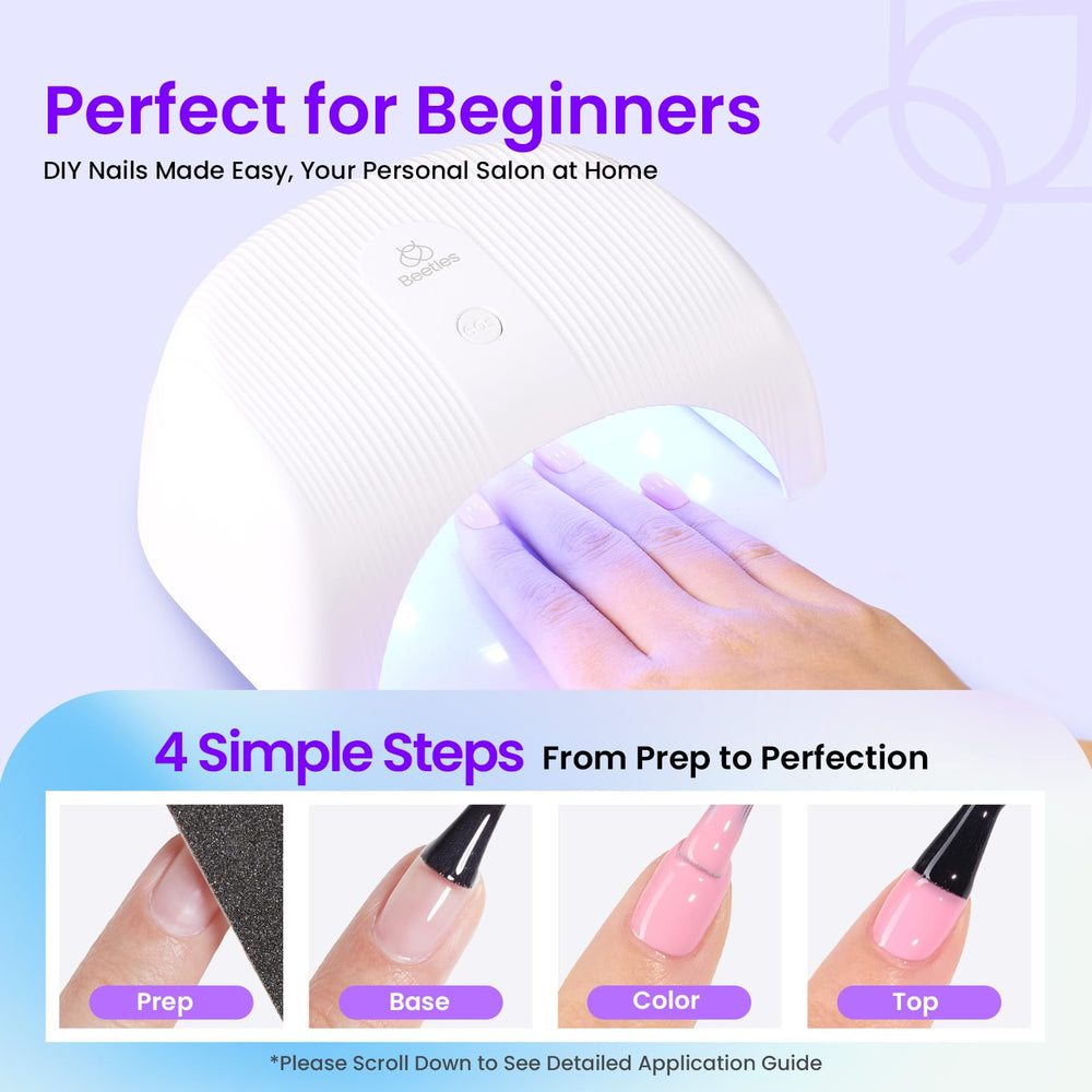 Beetles 20-color gel polish palette for versatile nail designs