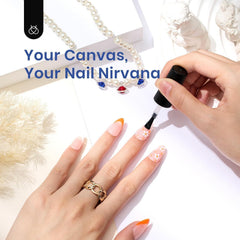 Beetles 7.5 ml nail glue gel offers strong adhesion for extensions.