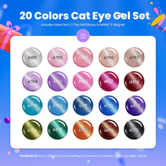 Beetles magnet tool close-up enabling cat eye effects at home