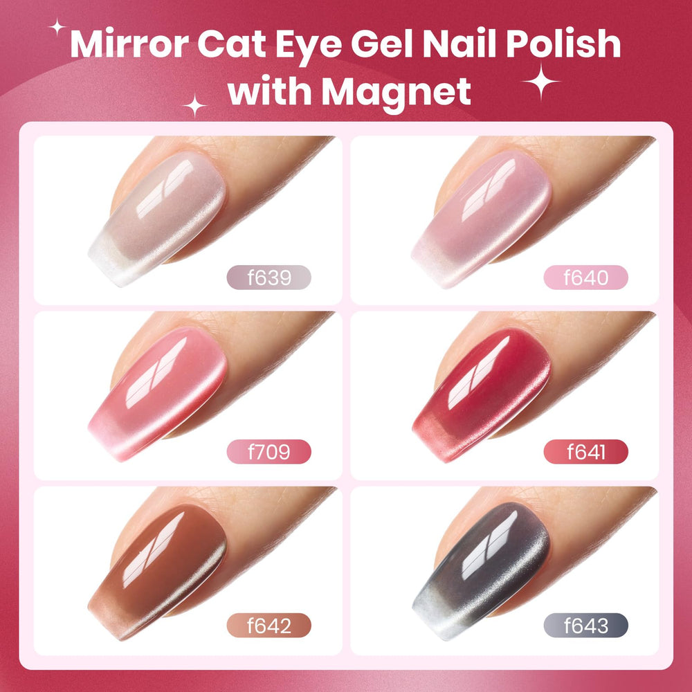 Beetles Porcelain Glow close-up highlighting glossy cat-eye finish.