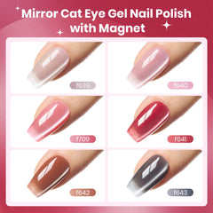 Beetles Porcelain Glow close-up highlighting glossy cat-eye finish.