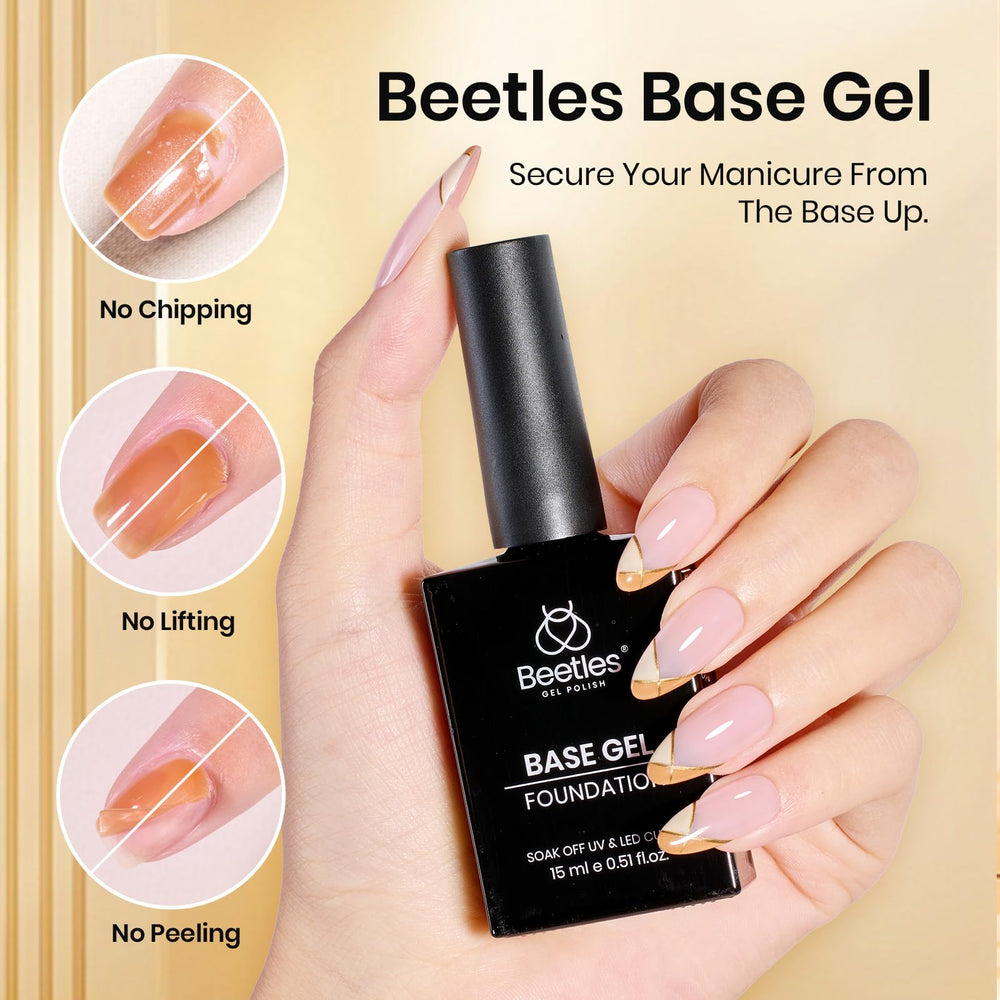 Beetles crystal top coat provides high shine and durability.