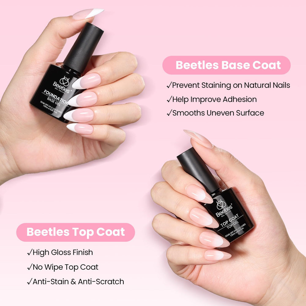 Beetles cuticle pusher helps prep and tidy edges.