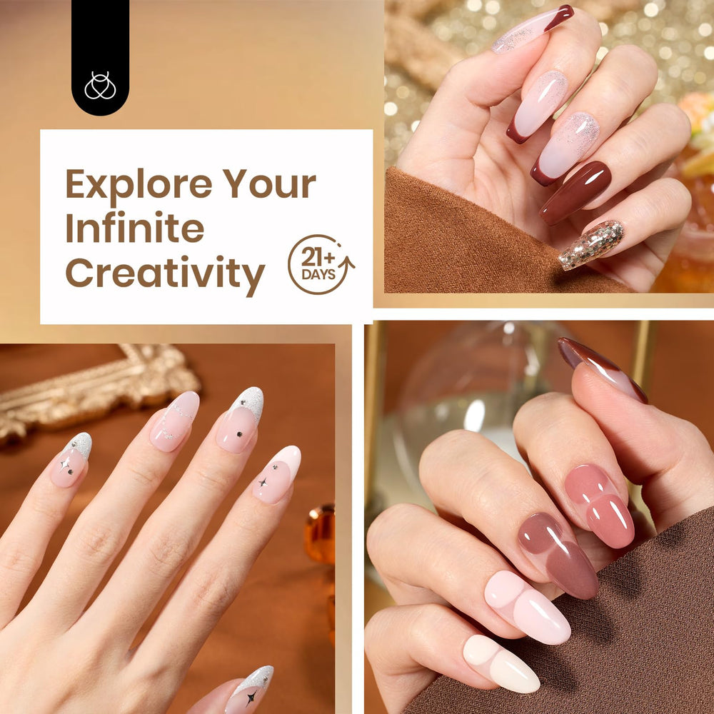 Beetles Dip Powder Healthy Formula helps nails feel stronger.