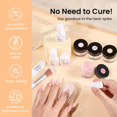 Beetles Dip Powder Kit nail tools for professional-quality at home