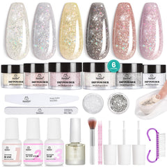 Beetles dip-kit in-home salon quality for easy at-home manicures.