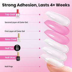 Twelve sizes ensure snug fit across fingers for natural look