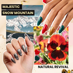 Beetles matte top coat creates a chic, velvety look.