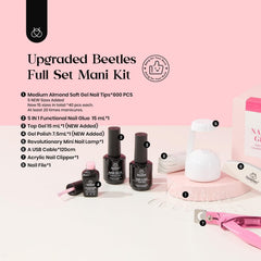 Beetles Gel Nail Kit nail clipper for neat cuticles.